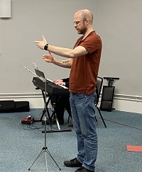 Neil Morton at Rehearsal in 2024